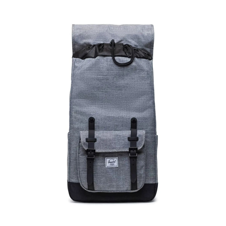 Binnenkant Herschel Little America Laptop rugzak raven crosshatch #kleur_raven-crosshatch