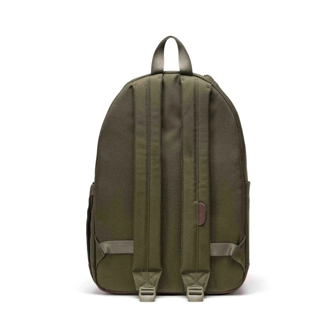 Achterkant Herschel popquiz laptop rugzak Ivy-green #kleur_ivy-green