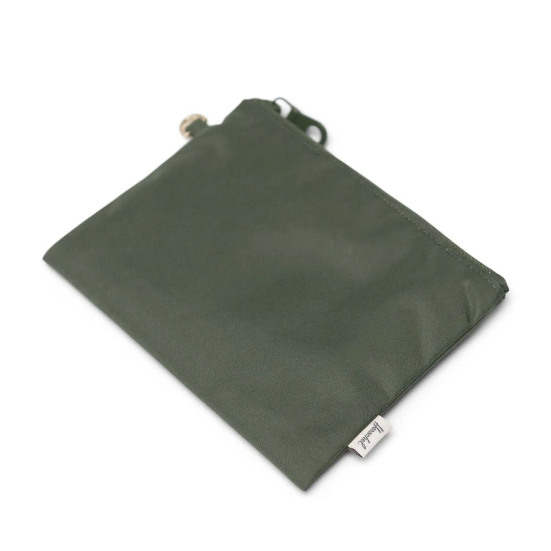Binnenzakje van de Herschel Yara schoudertas Thyme #kleur_thyme