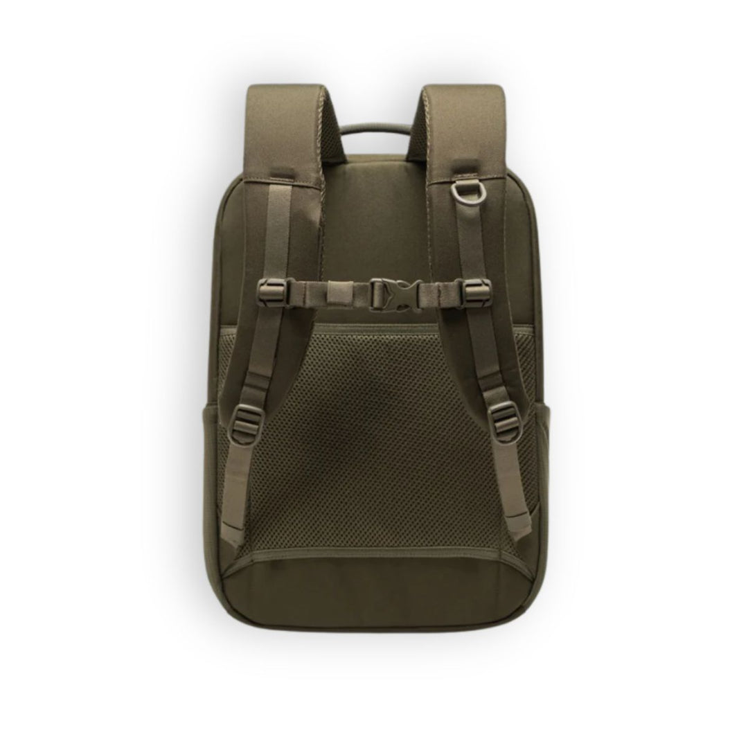 Achterkant Herschel Daypack #kleur_ivy-green