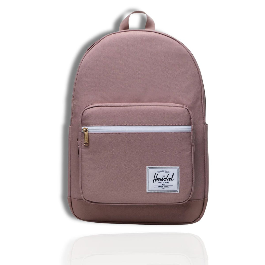 Voorkant Herschel popquiz laptop rugzak ash-rose #kleur_ash-rose