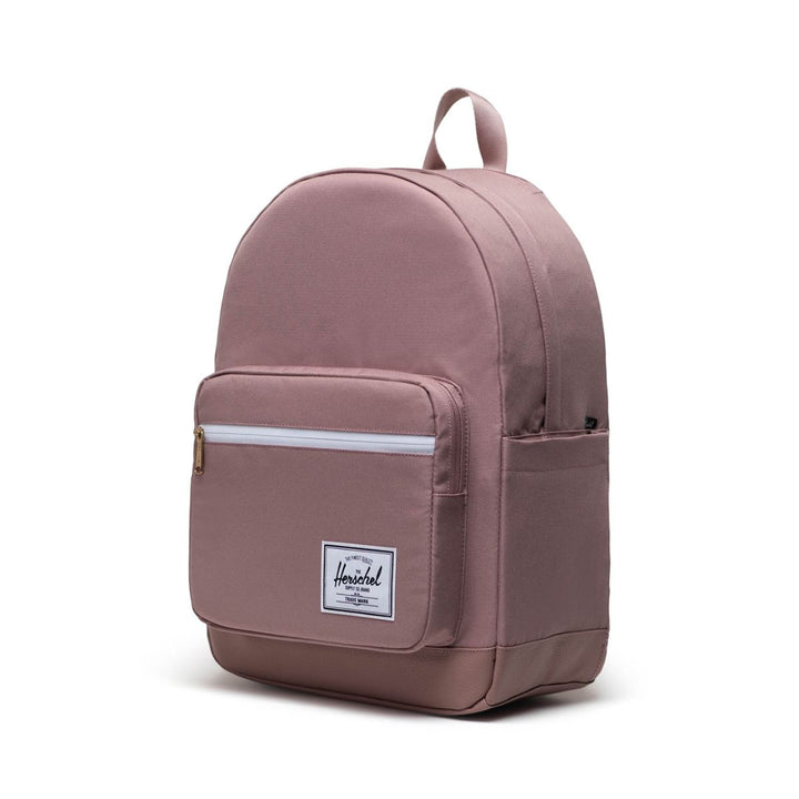 Voorzijde Herschel popquiz laptop rugzak ash-rose #kleur_ash-rose