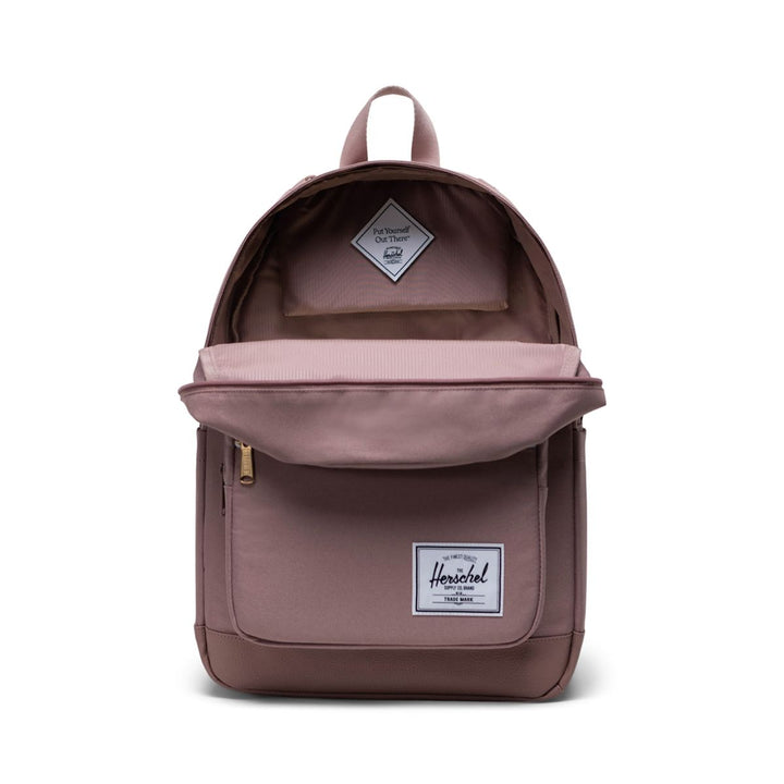 Binnenkant Herschel popquiz laptop rugzak ash-rose #kleur_ash-rose