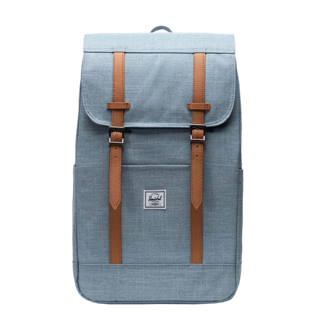 Voorkant van de Herschel Retreat Ash-blue #kleur_ash-blue
