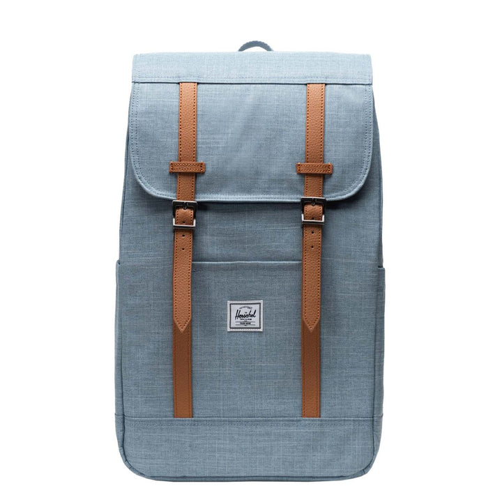 Voorkant van de Herschel Retreat Ash-blue #kleur_ash-blue