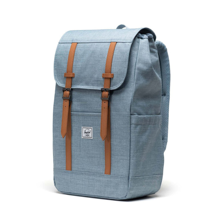 Voorzijde van de Herschel Retreat Ash-blue #kleur_ash-blue