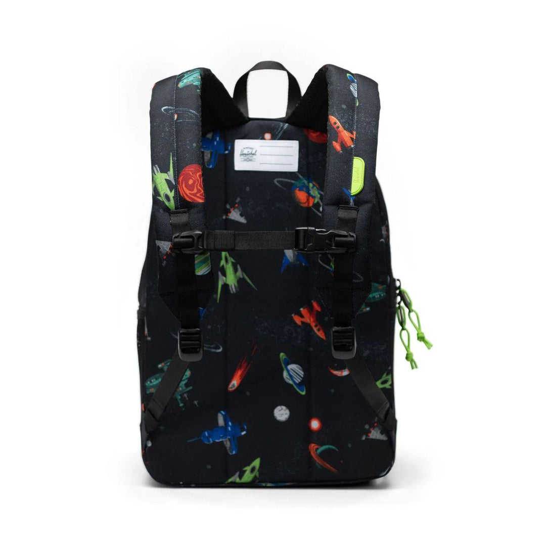 Achterkant Herschel Heritage kids space-advanture #kleur_space-advanture