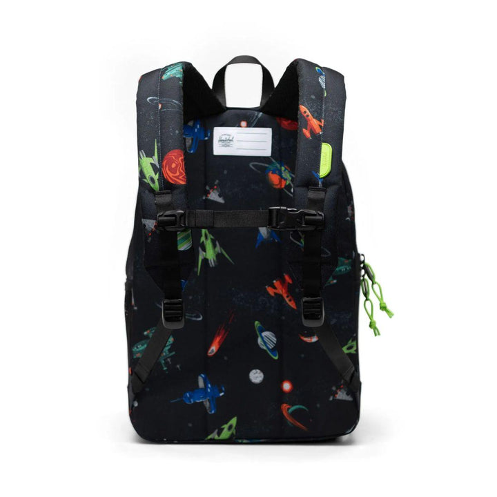 Achterkant Herschel Heritage kids space-advanture #kleur_space-advanture