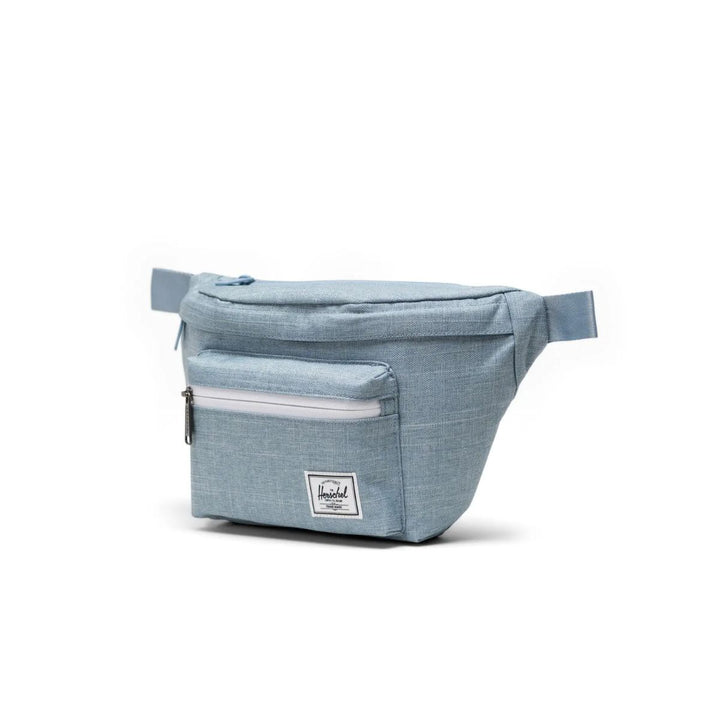 Voorzijde van de Herschel Hippack Ash-blue #kleur_ash-blue