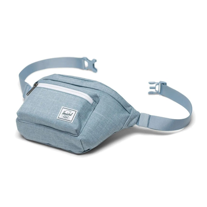 Voorzijde van de Herschel Hippack Ash-blue #kleur_ash-blue