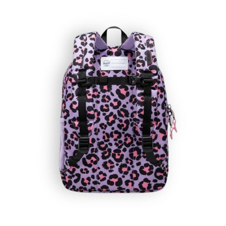Achterkant Herschel Kids rugzak #kleur_leopard-pink