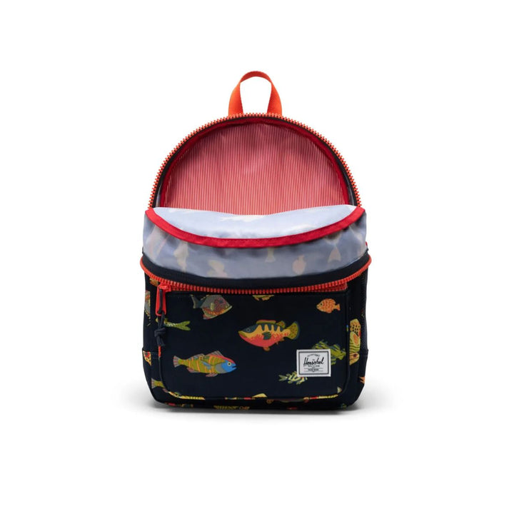 Binnenkant van de Herschel Kids rugzak Something-Fishy #kleur_something-fishy