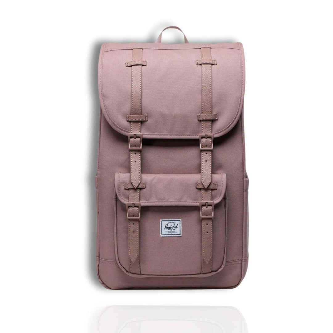 Voorkant Herschel Little America Laptop rugzak Ash-rose #kleur_ash-rose