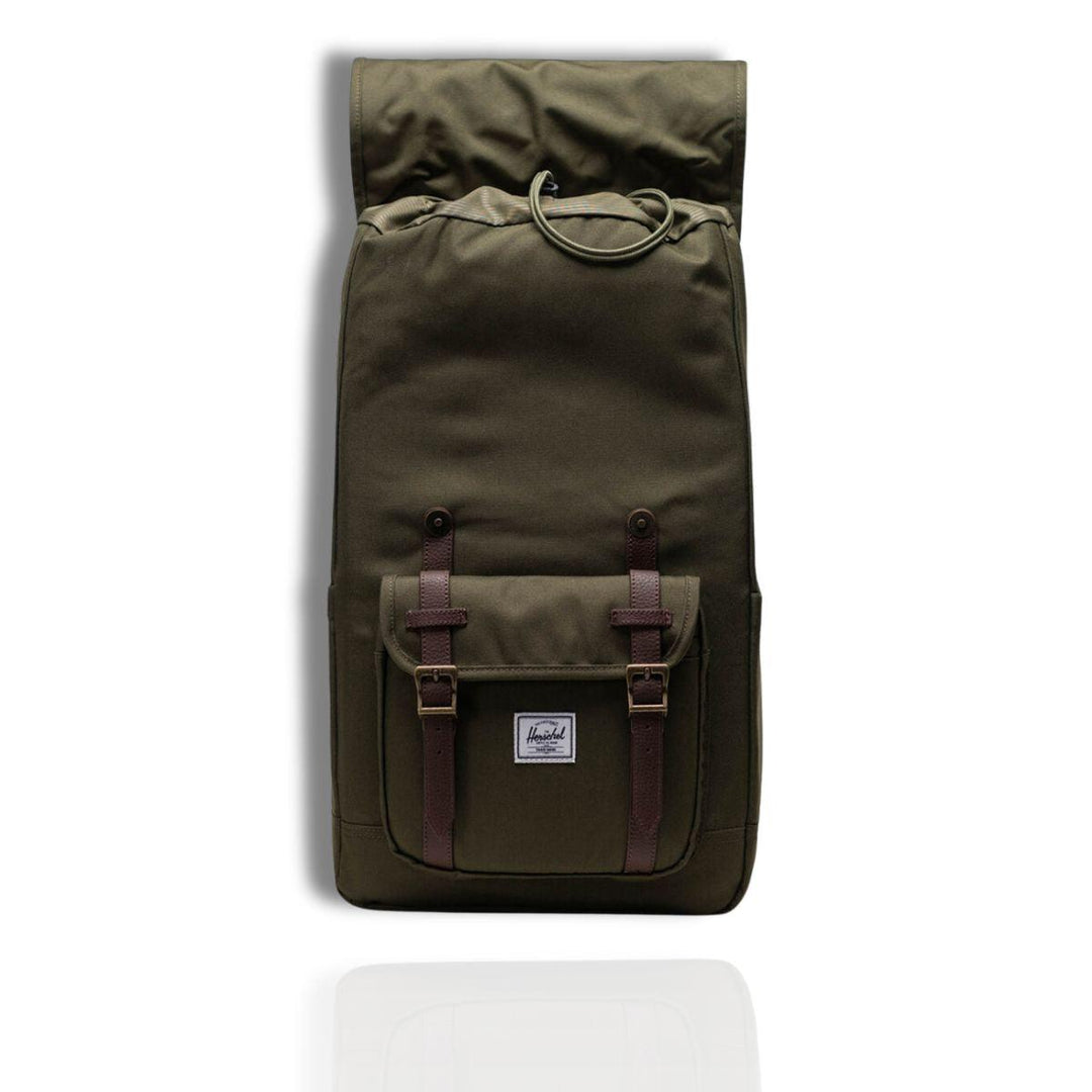 Binnenkant Herschel Little America Laptop rugzak Ivy-green #kleur_ivy-green