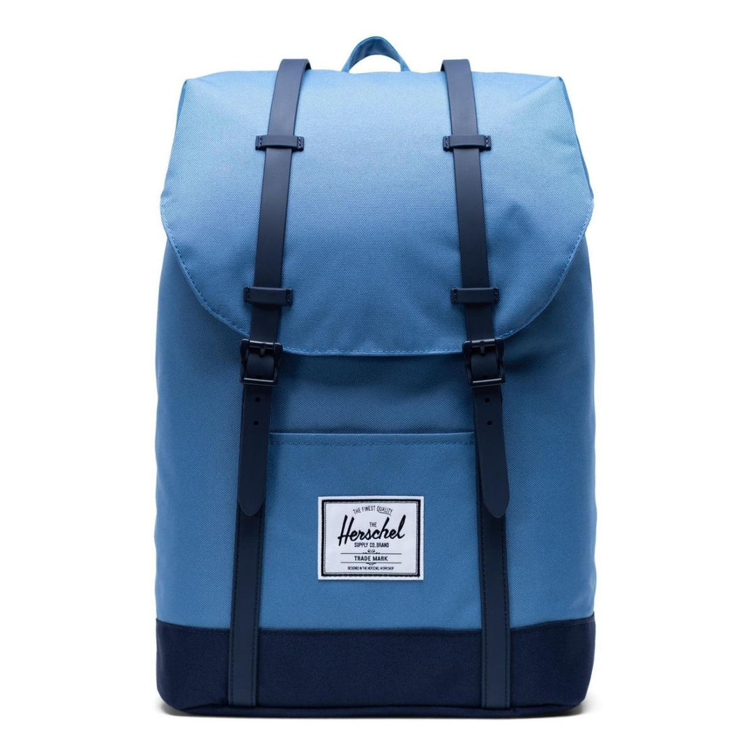 Voorkant van de Herschel Retreat lichtblauw #kleur_licht-blauw