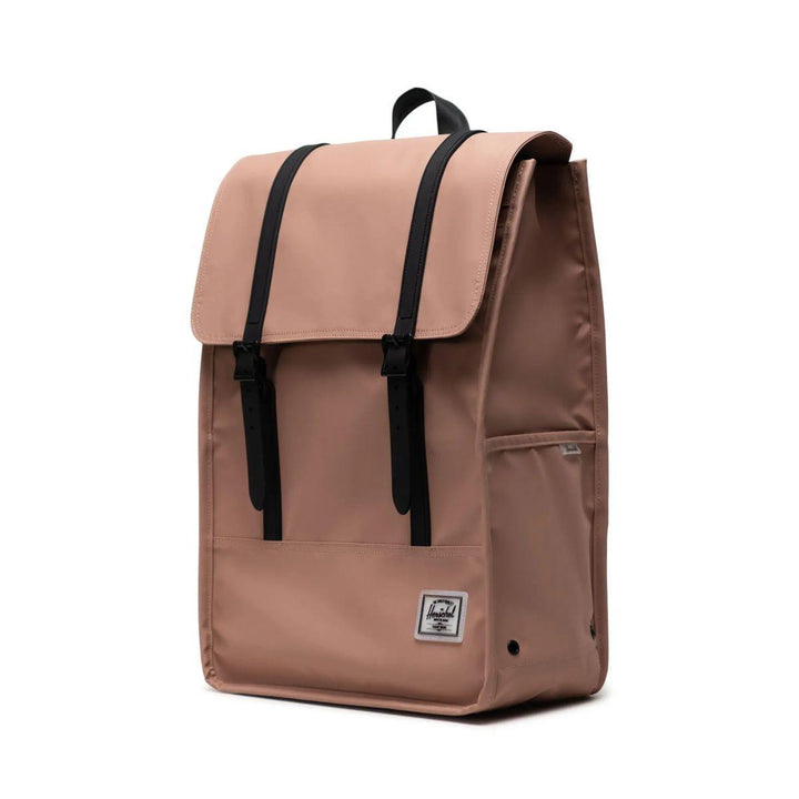 Voorzijde Herschel survey laptop rugzak ash-rose #kleur_ash-rose