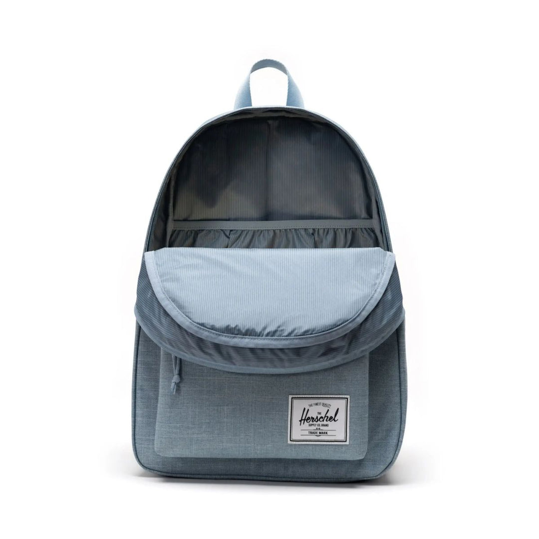 Binnenkant van de Herschel Classic XL ash-blue #kleur_ash-blue