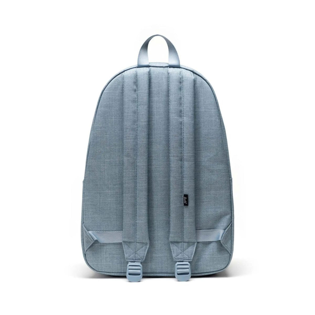 Achterkant van de Herschel Classic XL ash-blue #kleur_ash-blue