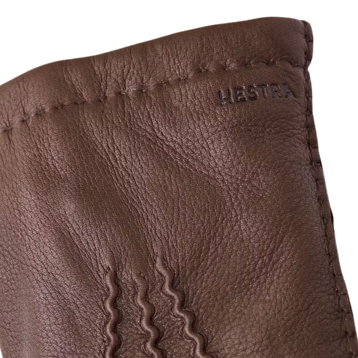 Details van het leer #kleur_chocolate