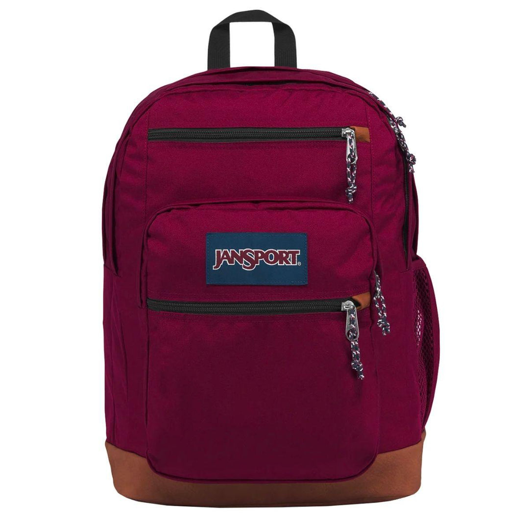 Voorkant JanSport Cool Student laptop rugzak rood #kleur_rood