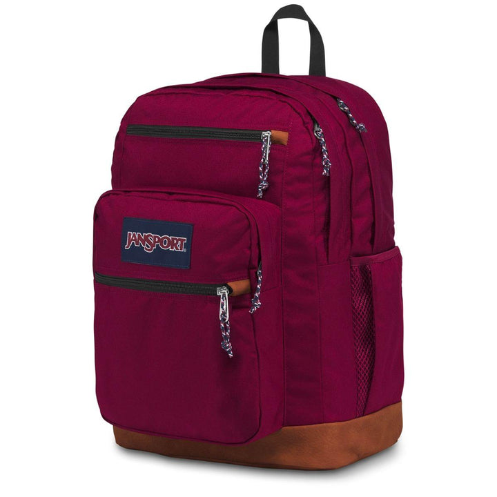 Voorzijde JanSport Cool Student laptop rugzak rood #kleur_rood