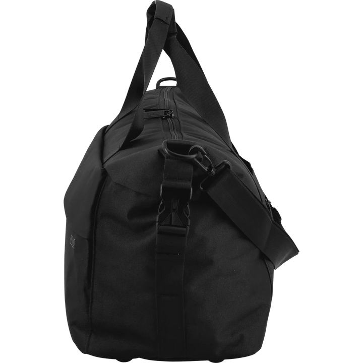 Zijkant van de Jump Dunaa weekendtas 45 zwart #kleur_zwart