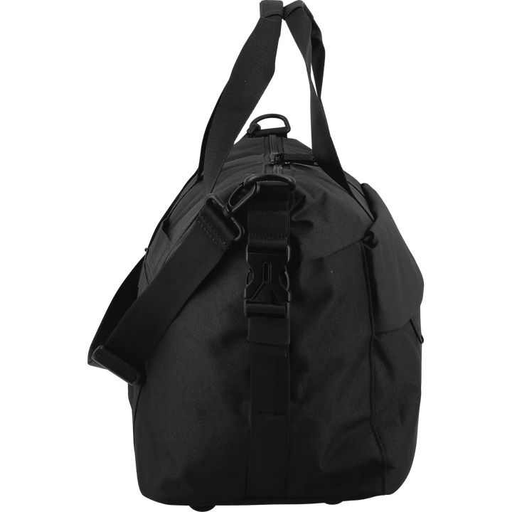 Zijkant van de Jump Dunaa weekendtas 45 zwart #kleur_zwart