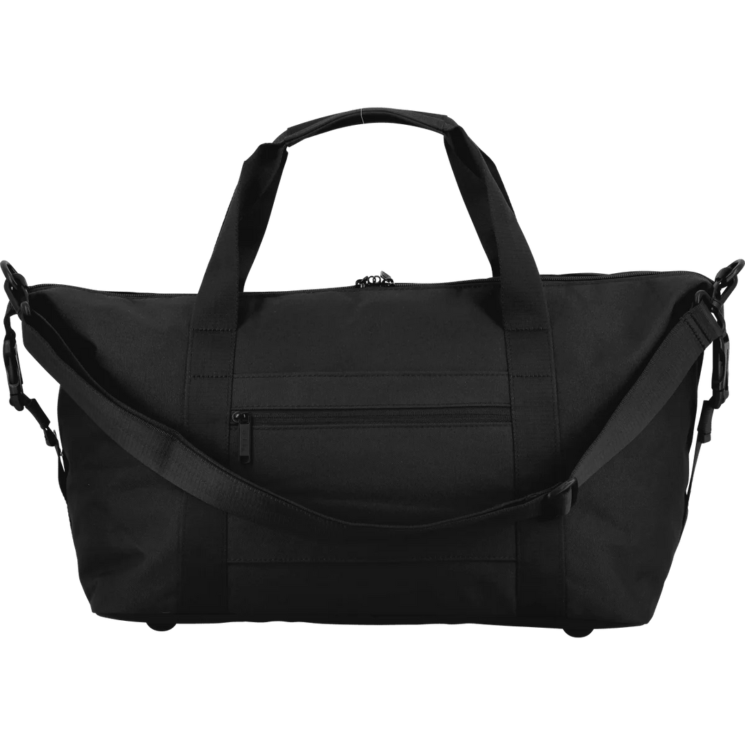 Achterkant van de Jump Dunaa weekendtas 45 zwart #kleur_zwart