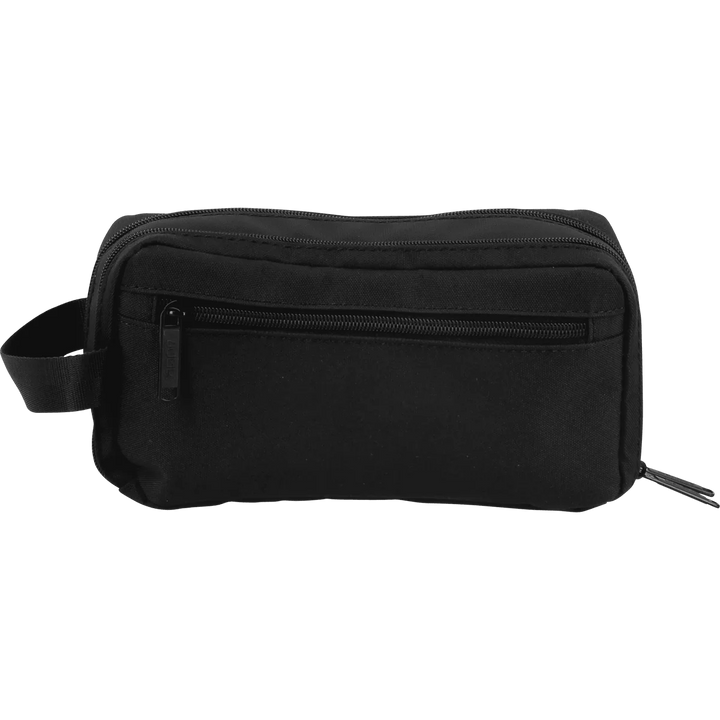 Achterkant van de Jump Dunna compacte toilettas zwart #kleur_zwart