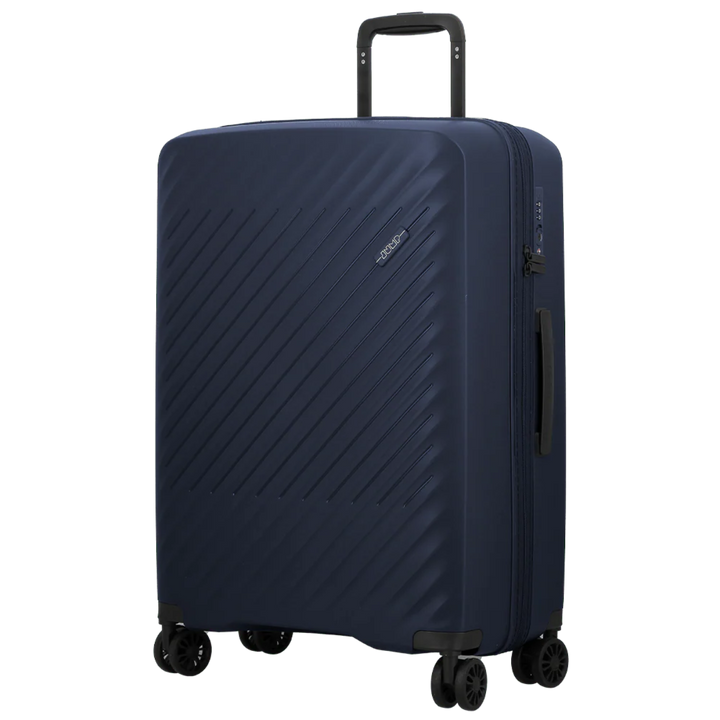 Voorzijde van de Jump Levante 65 koffer in het navy #kleur_navy