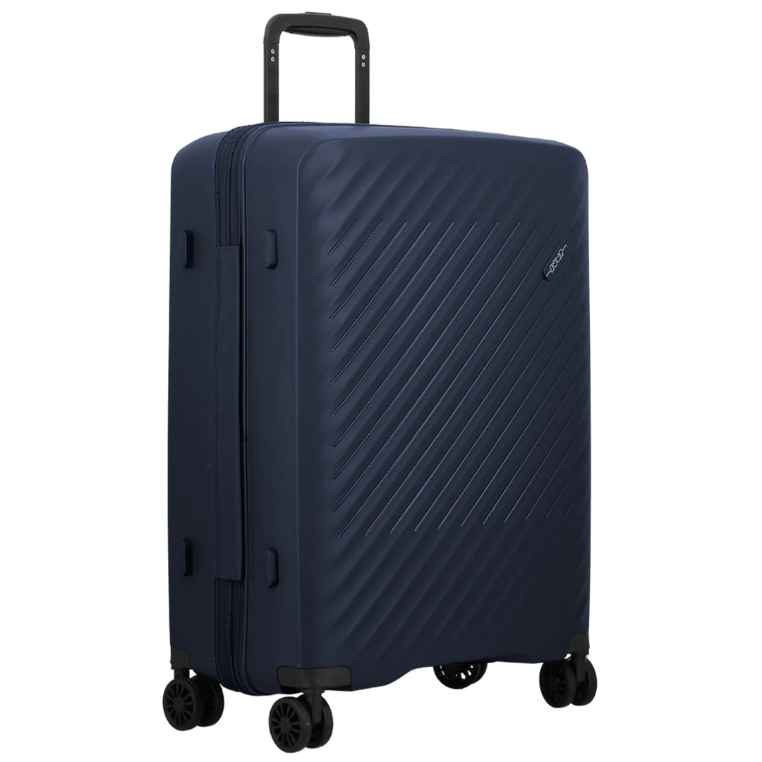 Voorzijde van de Jump Levante 65 koffer in het navy #kleur_navy