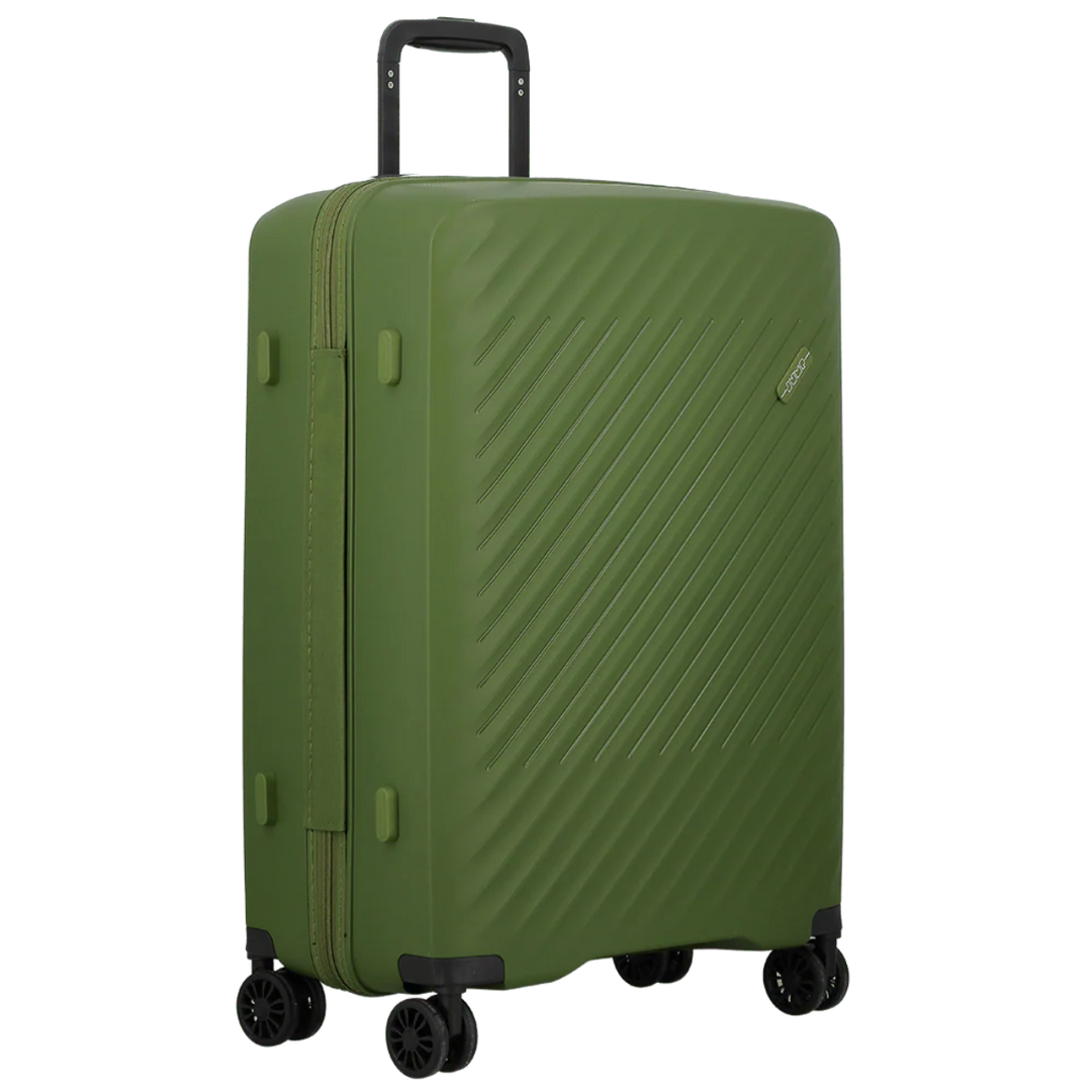 Voorzijde van de Jump Levante 65 koffer in het olijf #kleur_olijf