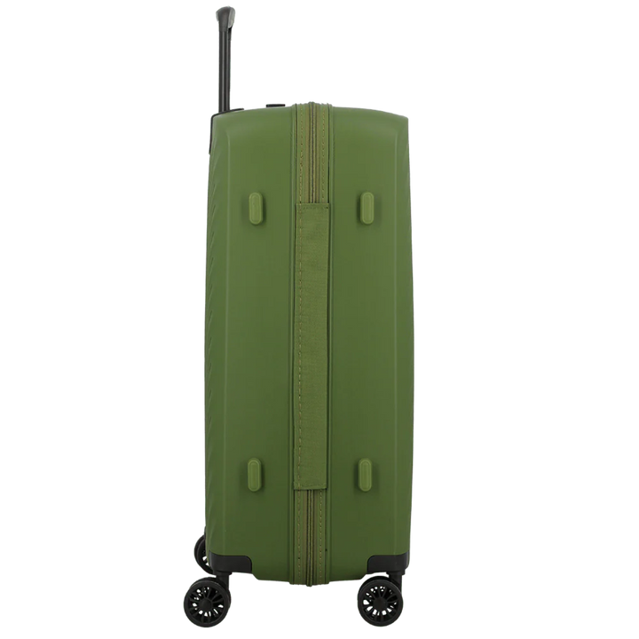 Zijkant van de Jump Levante 65 koffer in het olijf #kleur_olijf