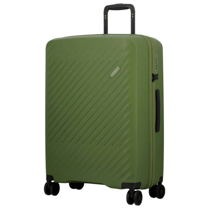 Voorzijde van de Jump Levante 65 koffer in het olijf #kleur_olijf