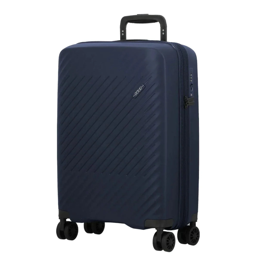 Voorzijde van de Jump levante handbagage koffer navy #kleur_navy