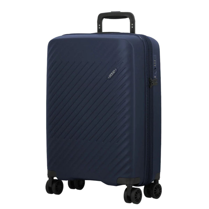 Voorzijde van de Jump levante handbagage koffer navy #kleur_navy