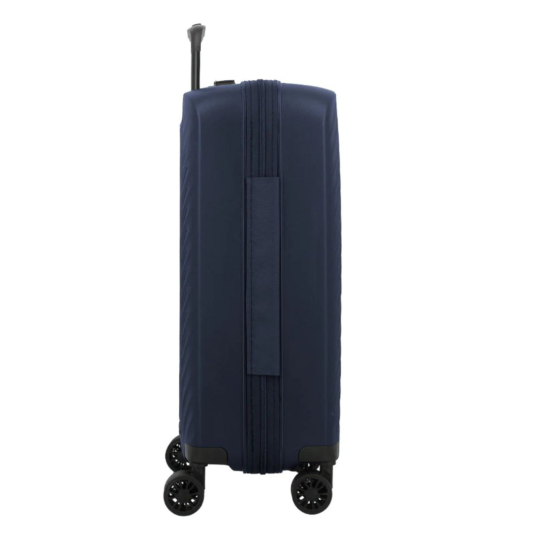 Zijkant van de Jump levante handbagage koffer navy #kleur_navy