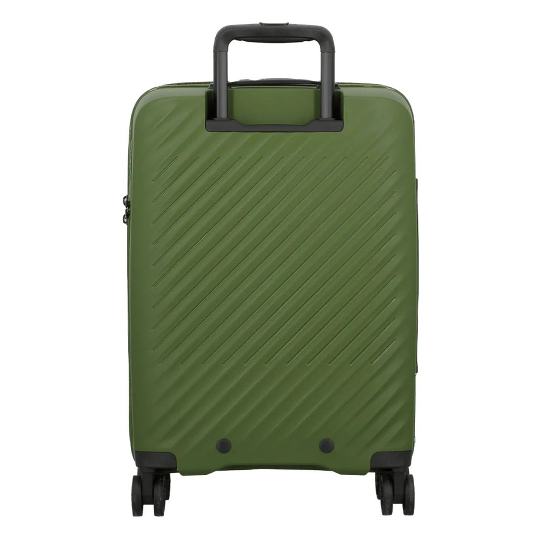 Achterkant van de Jump levante handbagage koffer olijf #kleur_olijf
