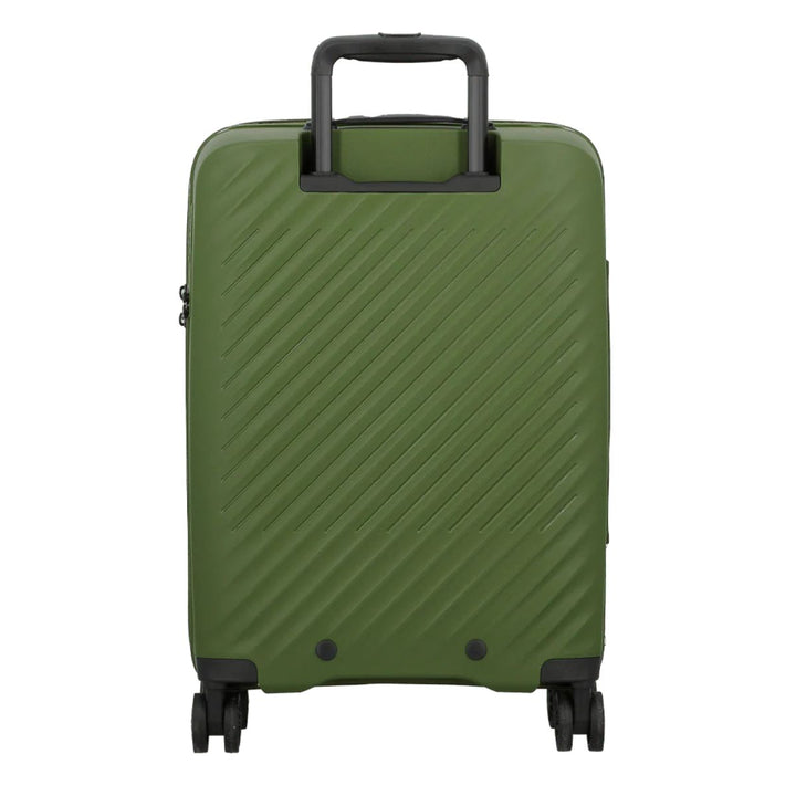 Achterkant van de Jump levante handbagage koffer olijf #kleur_olijf