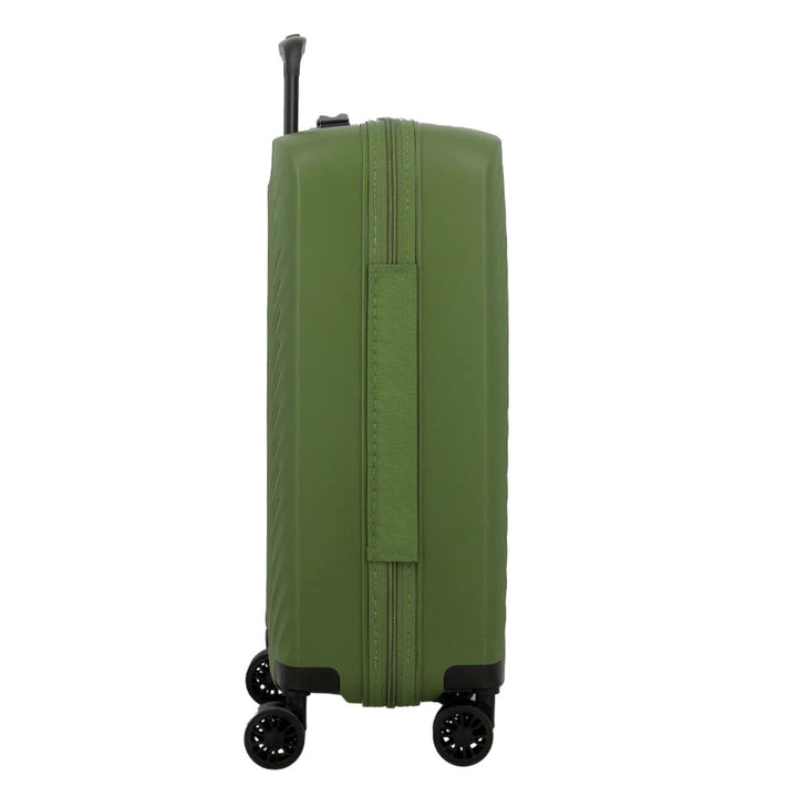 Zijkant van de Jump levante handbagage koffer olijf #kleur_olijf