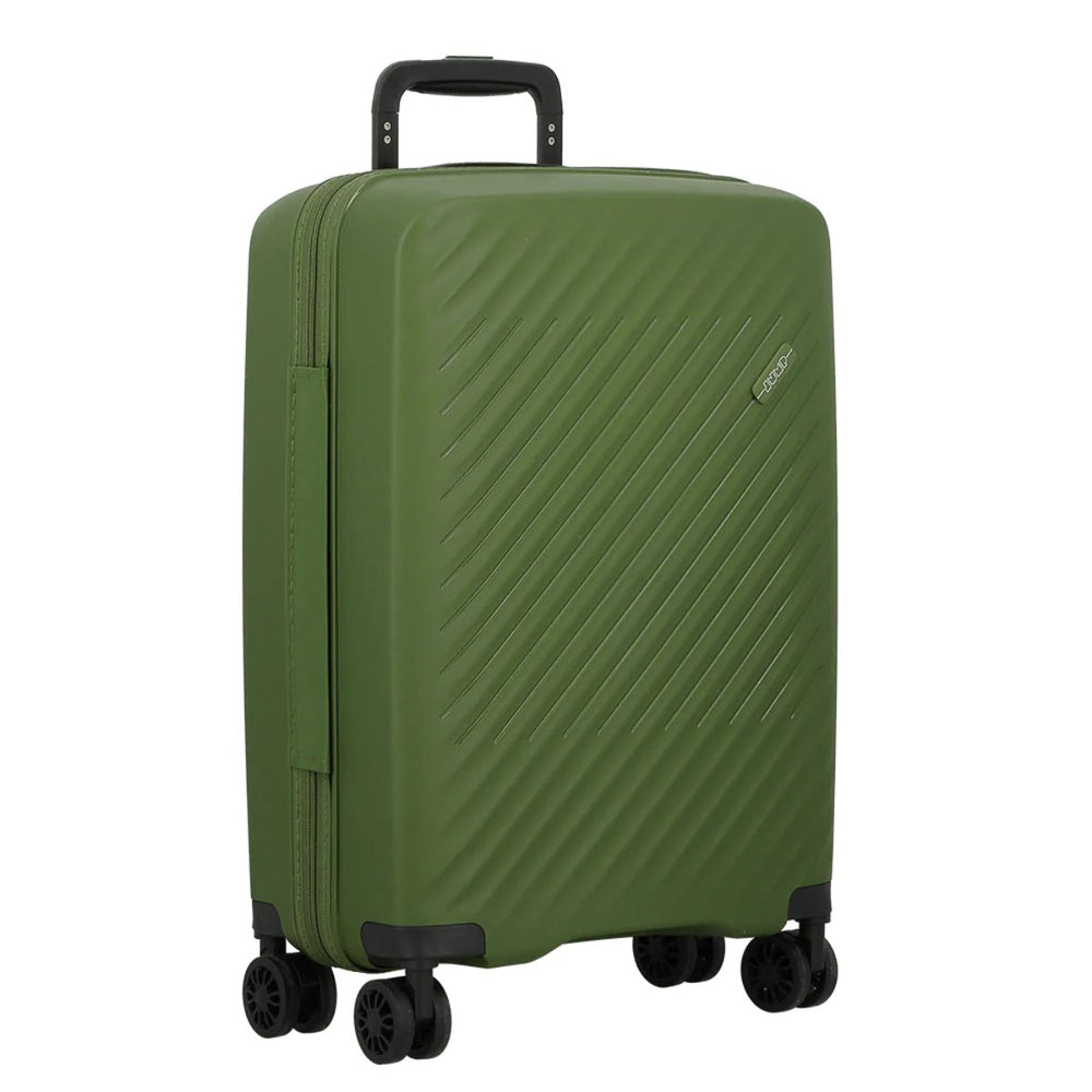 Voorzijde van de Jump levante handbagage koffer olijf #kleur_olijf