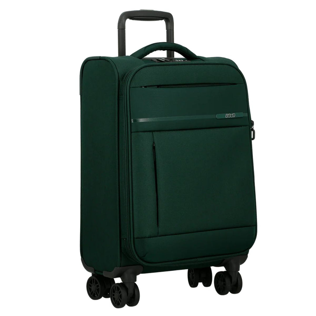 Voorzijde van de Jump Monthelys handbagage donkergroen #kleur_donkergroen