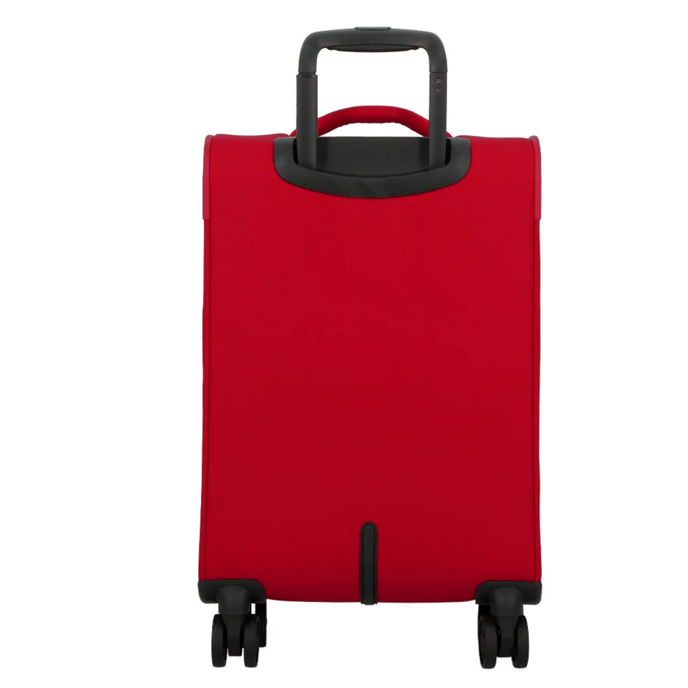 Achterkant van de Jump Monthelys handbagage rood #kleur_rood