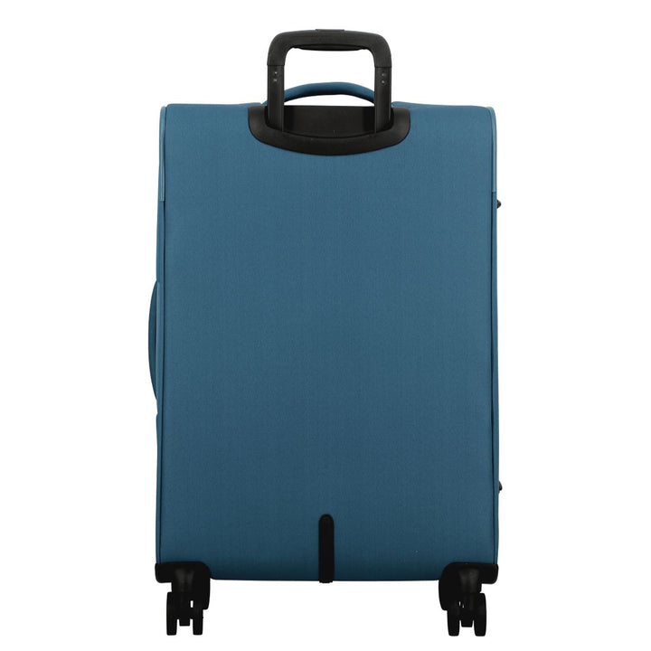 Achterkant van de Jump Monthelys Ruime bagage koffer 67 petrol #kleur_petrol