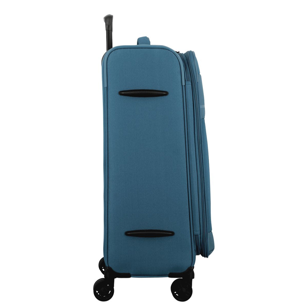Zijkant van de Jump Monthelys Ruime bagage koffer 67 petrol #kleur_petrol