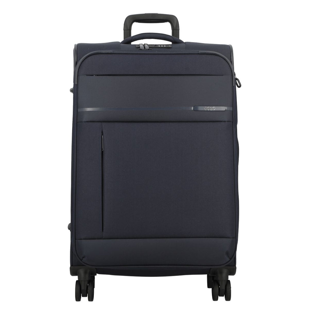 Voorkant van de Jump Monthelys Ruime bagage koffer 67 navy #kleur_navy