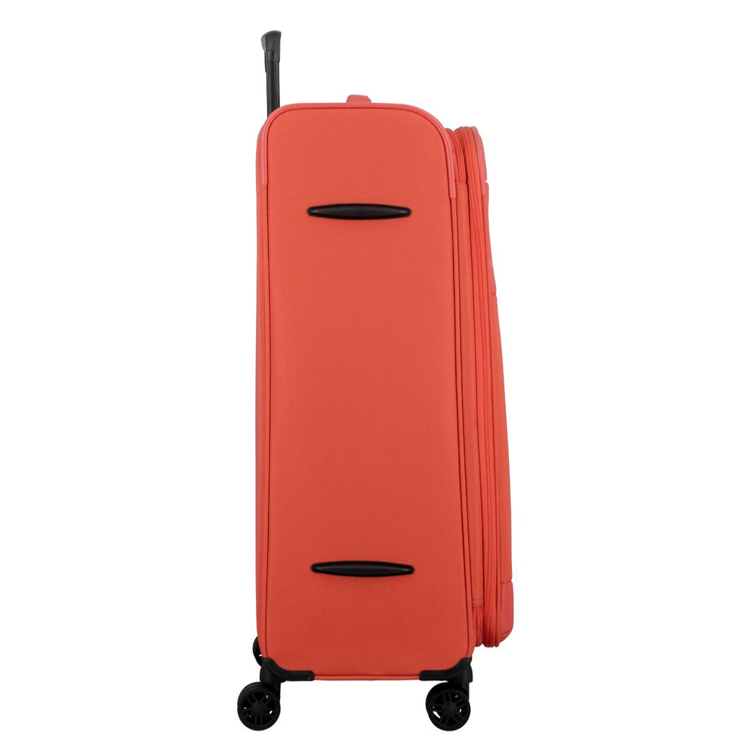 Zijkant van de Jump Monthelys Ruime bagage koffer 78 Koraal #kleur_koraal