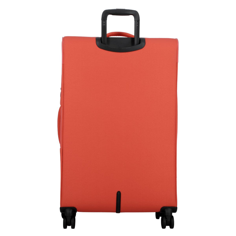 Achterkant van de Jump Monthelys Ruime bagage koffer 78 Koraal #kleur_koraal
