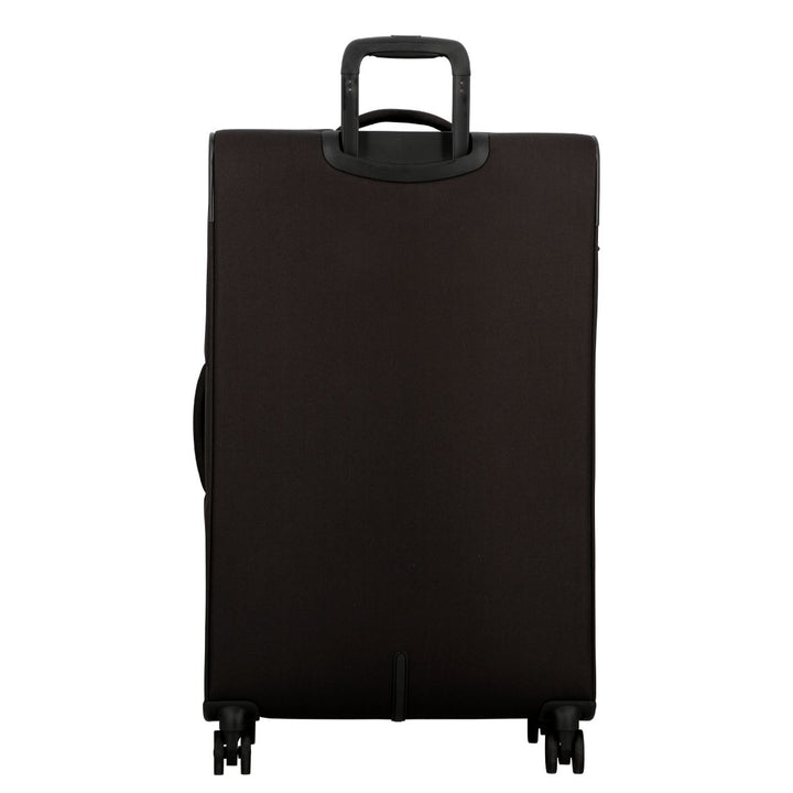 Achterkant van de Jump Monthelys Ruime bagage koffer 78 zwart #kleur_zwart