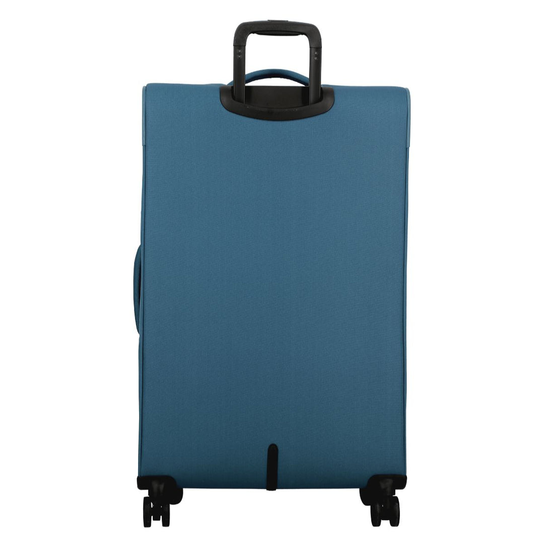 Achterkant van de Jump Monthelys Ruime bagage koffer 78 petrol #kleur_petrol